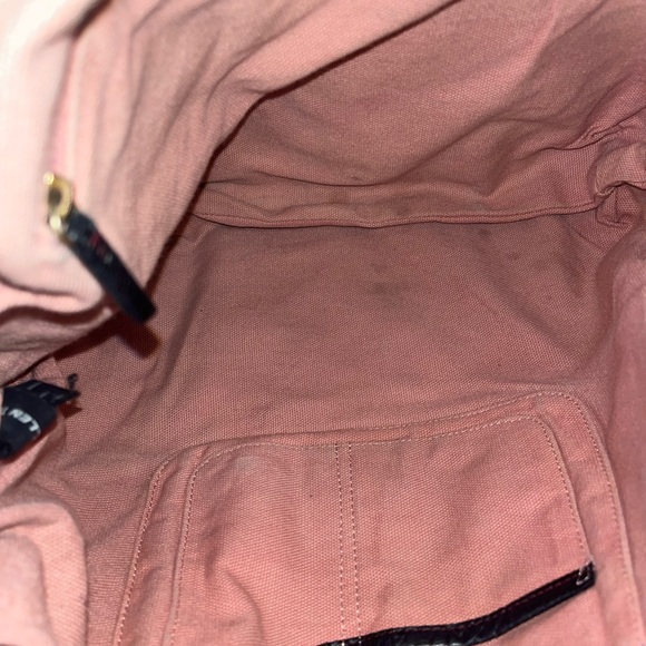 Ellen Tracy Blue Bucket Bag - Picture 6 of 9